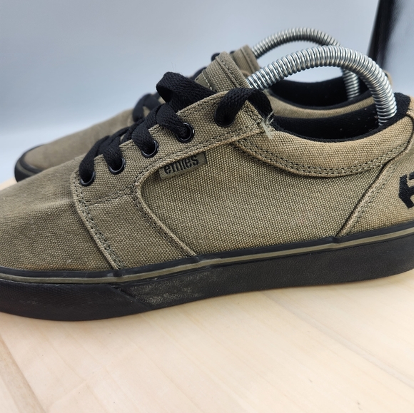 Etnies Mens Skater Tennis Shoes Gray/Black sz 8 - Picture 9 of 13